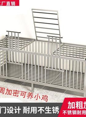 304不锈钢鸡笼家用大号特大双层养殖笼大型家用室外鹅笼鸭兔笼子