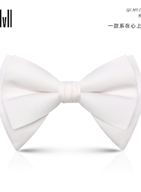 白色领结婚礼男结婚新郎西装煲呔