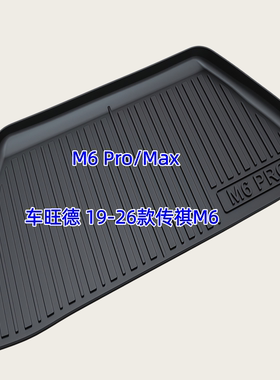 TPE后备箱垫适用于19-26款传祺M6 GM6 PRO MAX 6座7座 尾厢垫防水