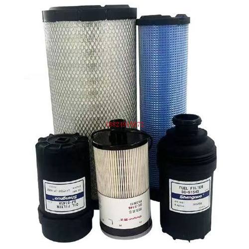 徐工135D 150D挖掘机康明斯发动机机滤柴滤油水分离器空滤保养件