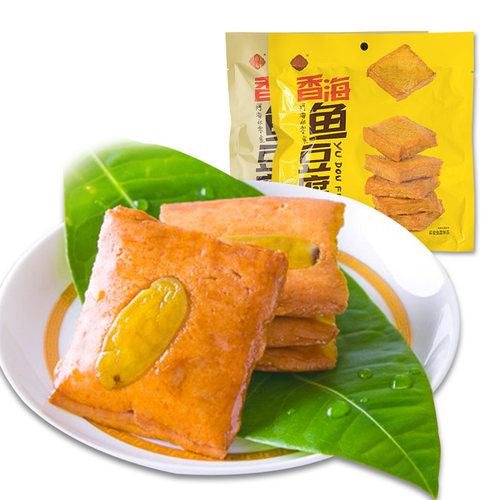香海袋装休闲小吃烧烤味鱼豆腐