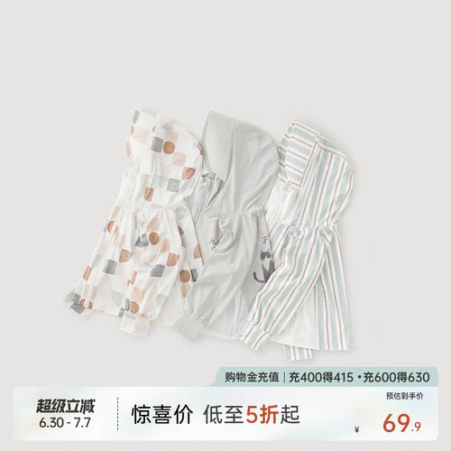 乖奇熊婴儿宝宝夏季防晒外套