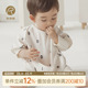 乖奇熊宝宝饭兜防水防脏夏季 反穿衣婴儿吃饭围嘴儿童罩衣围兜 短袖