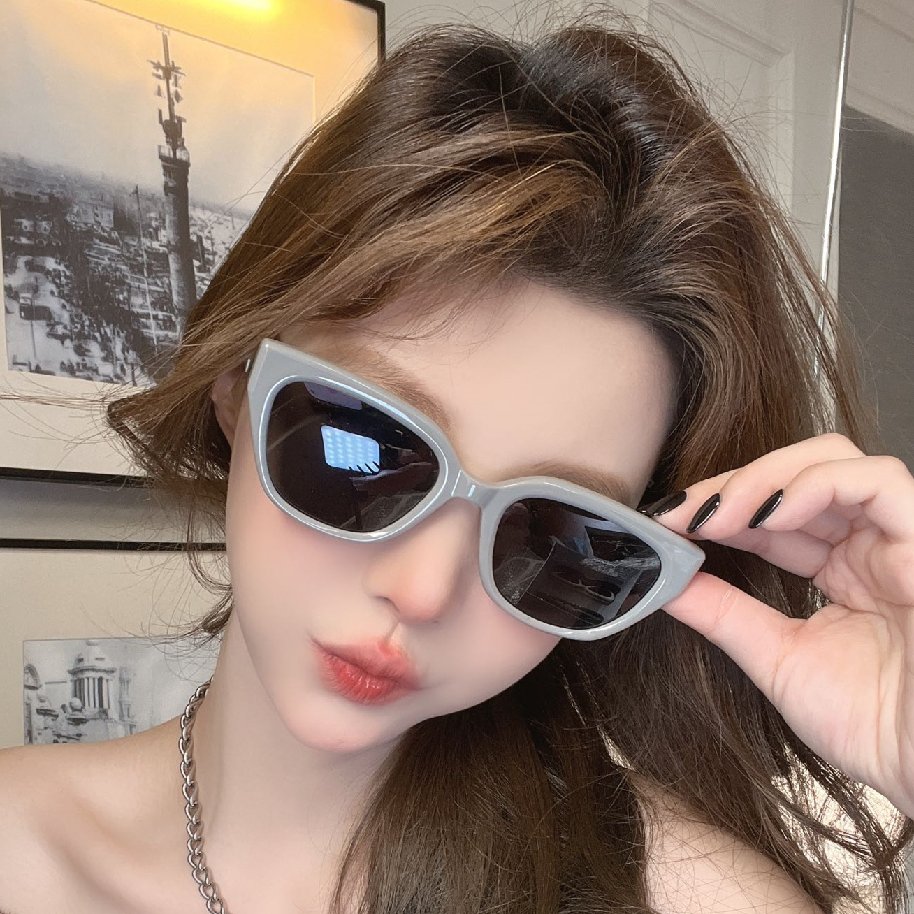 2025新款GM墨镜近视太阳镜男开车驾驶镜女墨镜板材太阳眼镜MM109