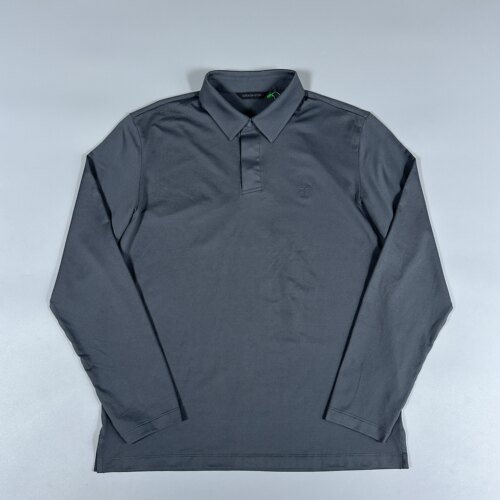 KOLON SPORT可隆秋款商务运动休闲长袖Polo衫男款
