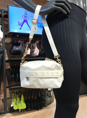 耐克Nike休闲小包腋下奶油尼龙包单肩斜挎手拿包拎包女CW9304-113