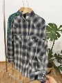 Gray Plaid, with Main Wash Mark but No Tag
