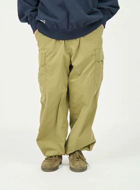 24SS大FS南贵之DRY TYPEWRITER UTILITY CARGO宽松速干聚酯工装裤