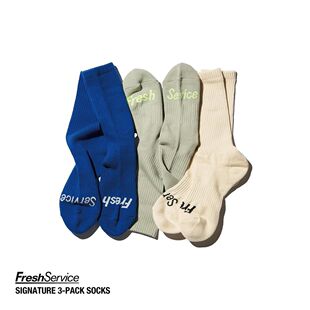ORIGINAL中高筒运动休闲堆叠袜子男 FreshService南贵之SIGNATURE
