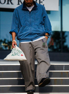 秋冬神裤25AW紫标COOLMAXChino斜纹布宽松直筒男女休闲裤N25FC033