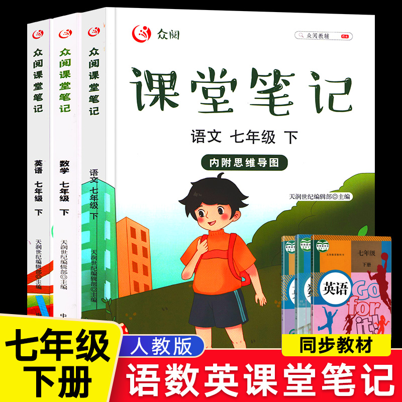 七年级下册课堂笔记全套人教版