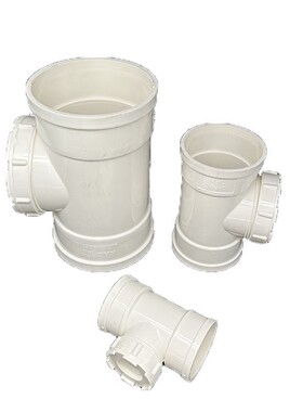 PV排水管配 立检三通 立管带盖检查口dn5C0 75 110 160 20件0直接