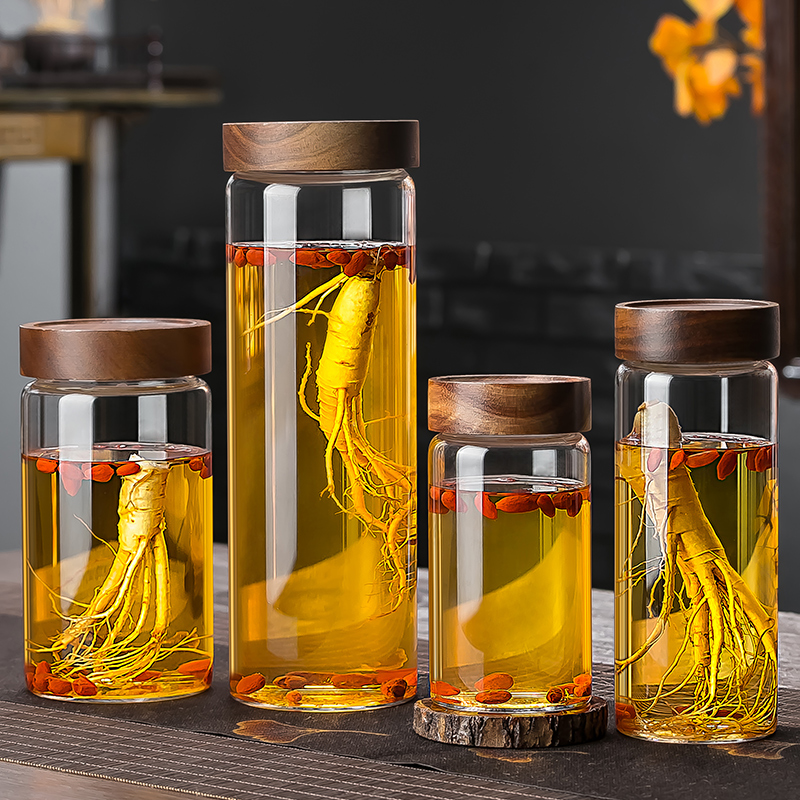 人参酒瓶CRISTALGLASS玻璃