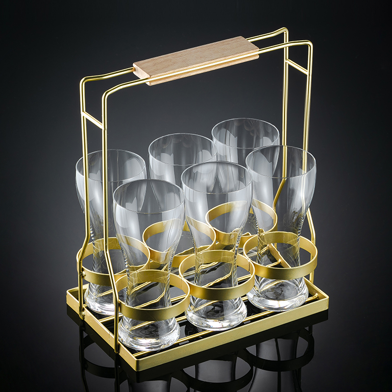 玻璃轻奢啤酒杯高级感家用大容量防摔创意网红商用福佳白精酿酒吧