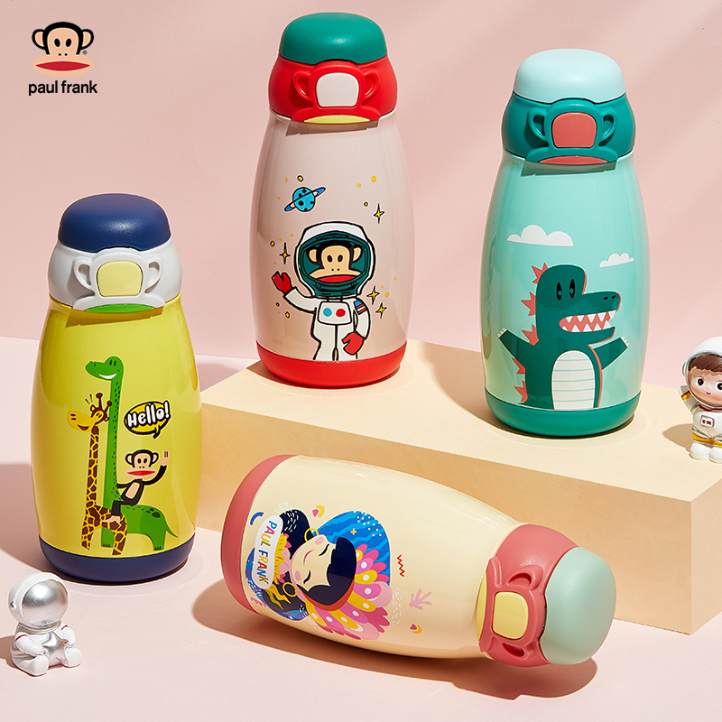 大嘴猴无缝316不锈钢儿童保温杯