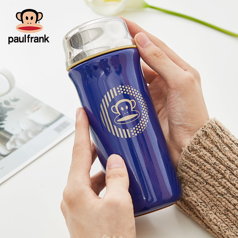 大嘴猴316不锈钢刻字智能保温杯