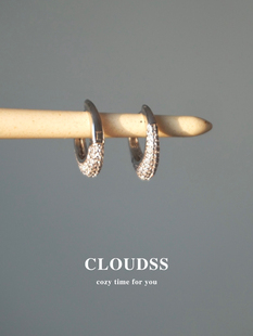 「月光诗人」通体s925纯银耳环女高级轻奢耳饰