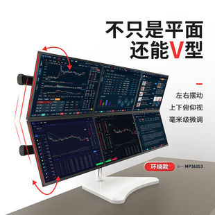 梵拓客六屏显示器支架专利产品支持定制监控金融炒股多屏横屏竖屏