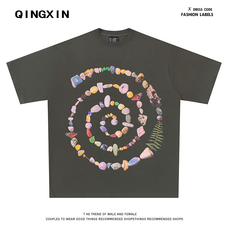 宽松休闲短袖T恤男女同款