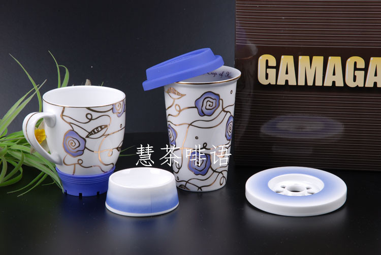 包邮礼盒GAMAGA冲泡陶瓷