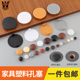 塑料孔盖管孔塞盖孔塞堵头螺丝钉眼盖家具装 40mm 饰盖铰链孔塞盖5