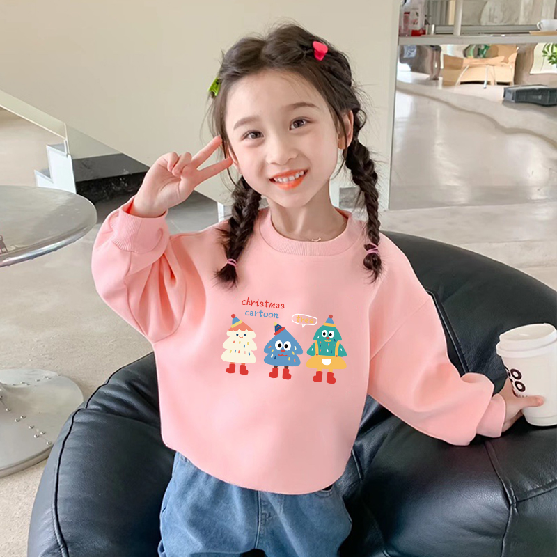 卫衣女童春秋2025新款薄款儿童上衣宝宝卫衣长袖打底衫秋季上衣潮