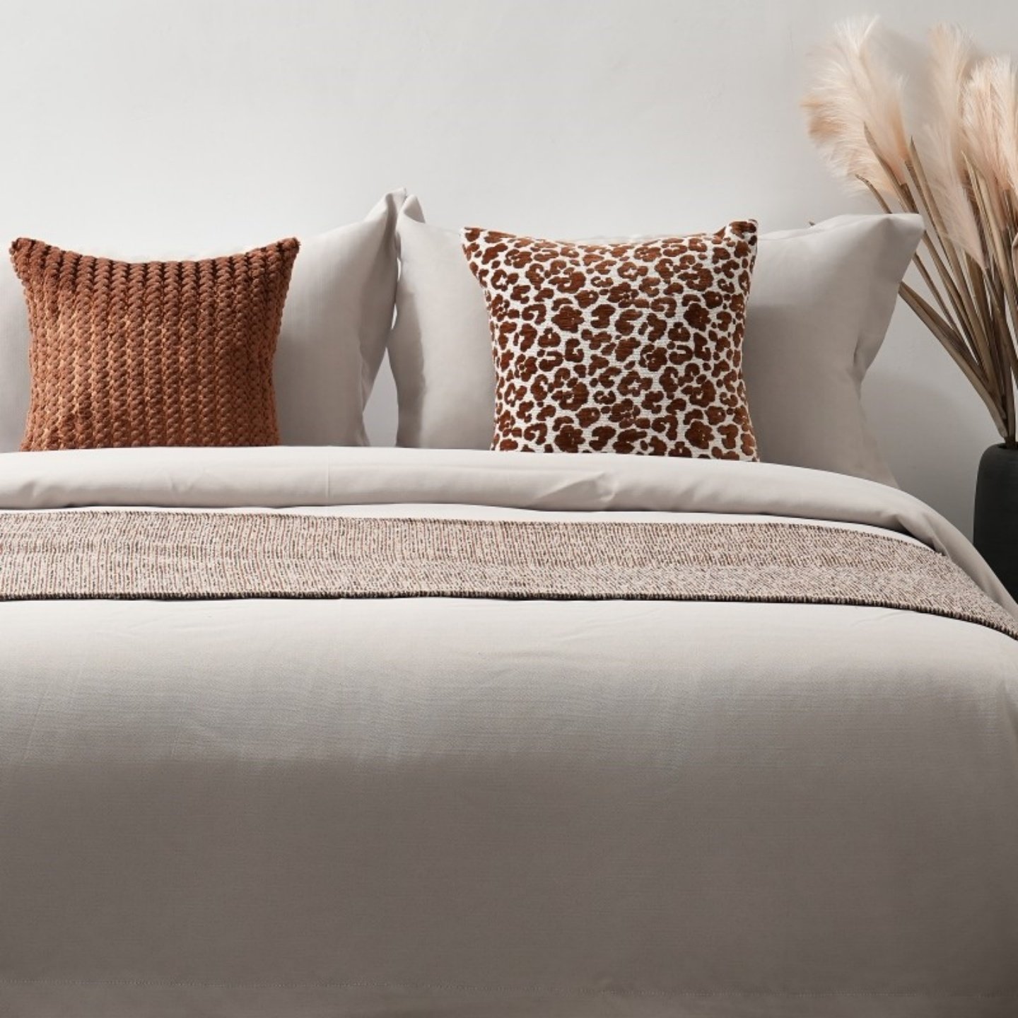 展厅样板间 家具配套床品 轻奢意式侘寂风 高端软装床品多件套 咖,床上用品,床品套件/四件套/多件套,淘宝优惠券,粉丝福利购,淘宝优惠卷