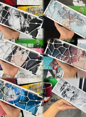 定制键盘均光板 类holy60镂空外壳背板 gh60孔位通用款