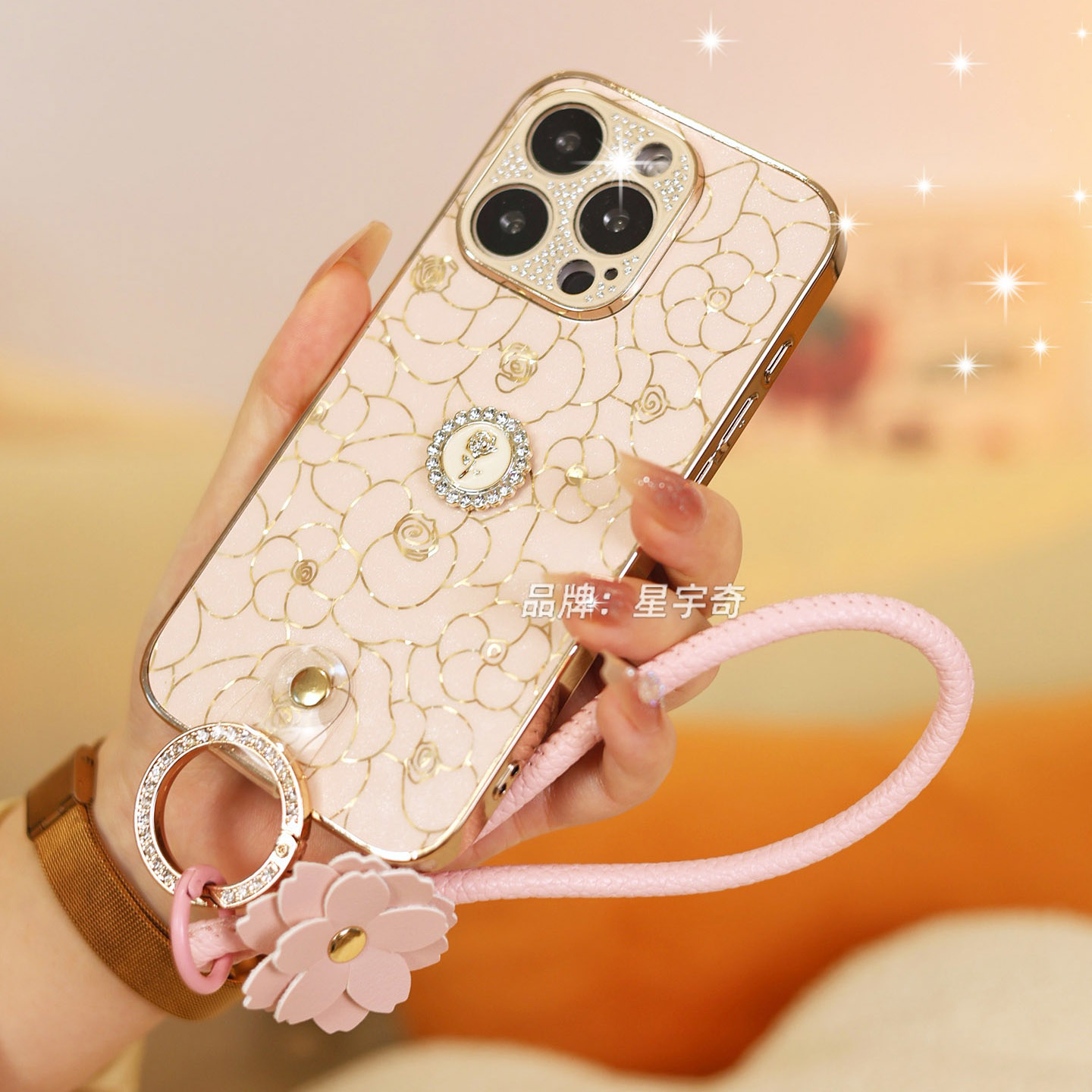 镶钻适用苹果17promax手机壳高档