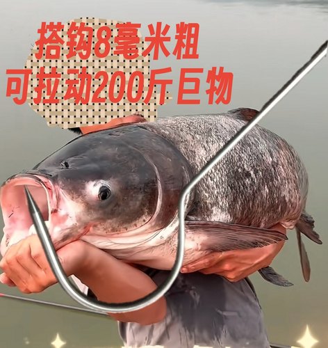 搭钩巨物大物钩黑坑专用钩海钓冰钓船钓钩子野钓巨物不锈钢搭钩