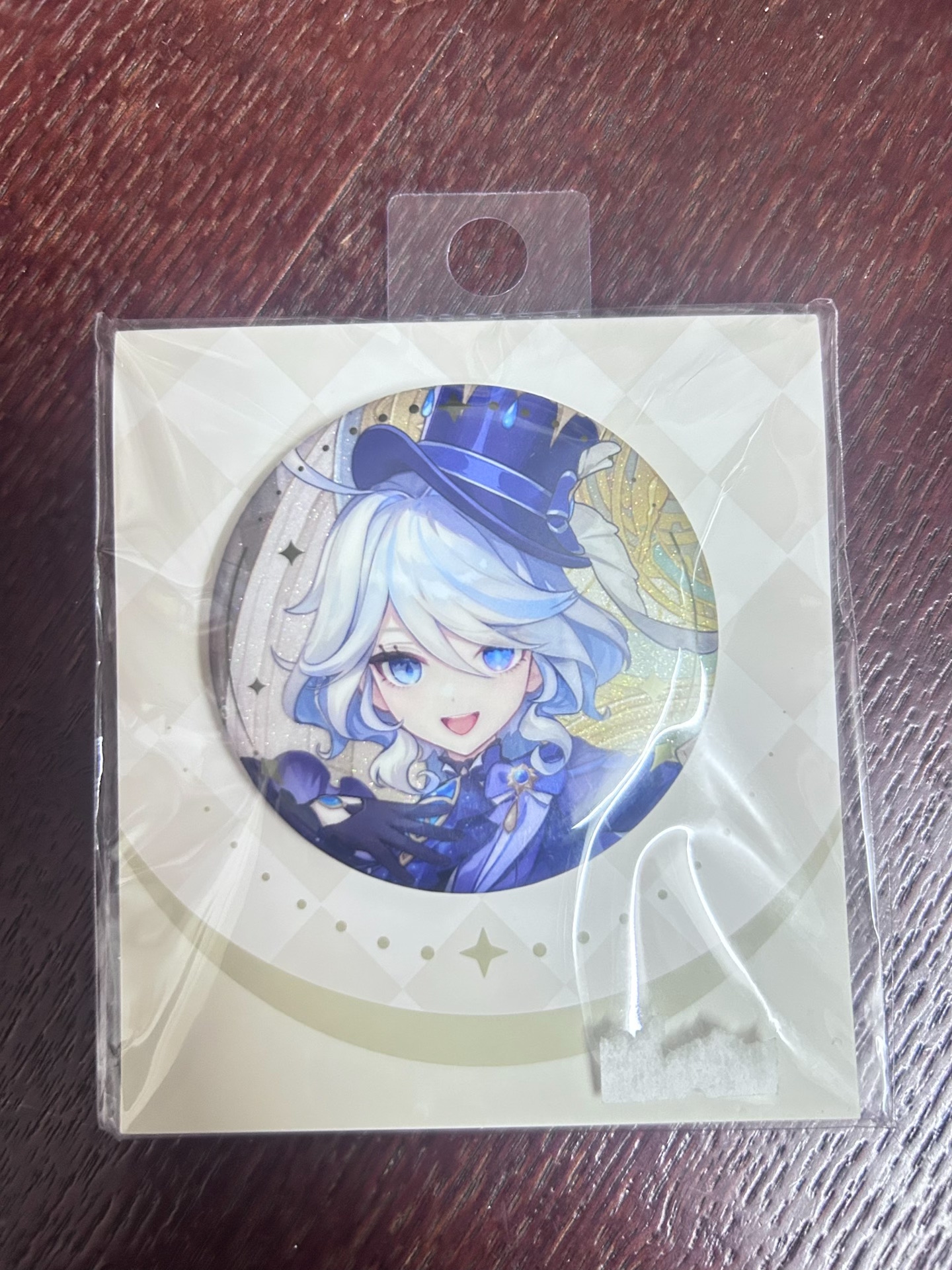 Genshin Impact Badge Anecdotes & Ironies Series Furina Edition Brand New Official - China Exclusive Anime Merch