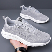 软底防滑休闲跑步鞋 男鞋 网布透气运动鞋 新款 2026春季