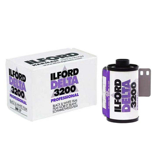 英国依尔福 ILFORD 伊尔福 delta3200黑白胶片135 120 胶卷 27.6