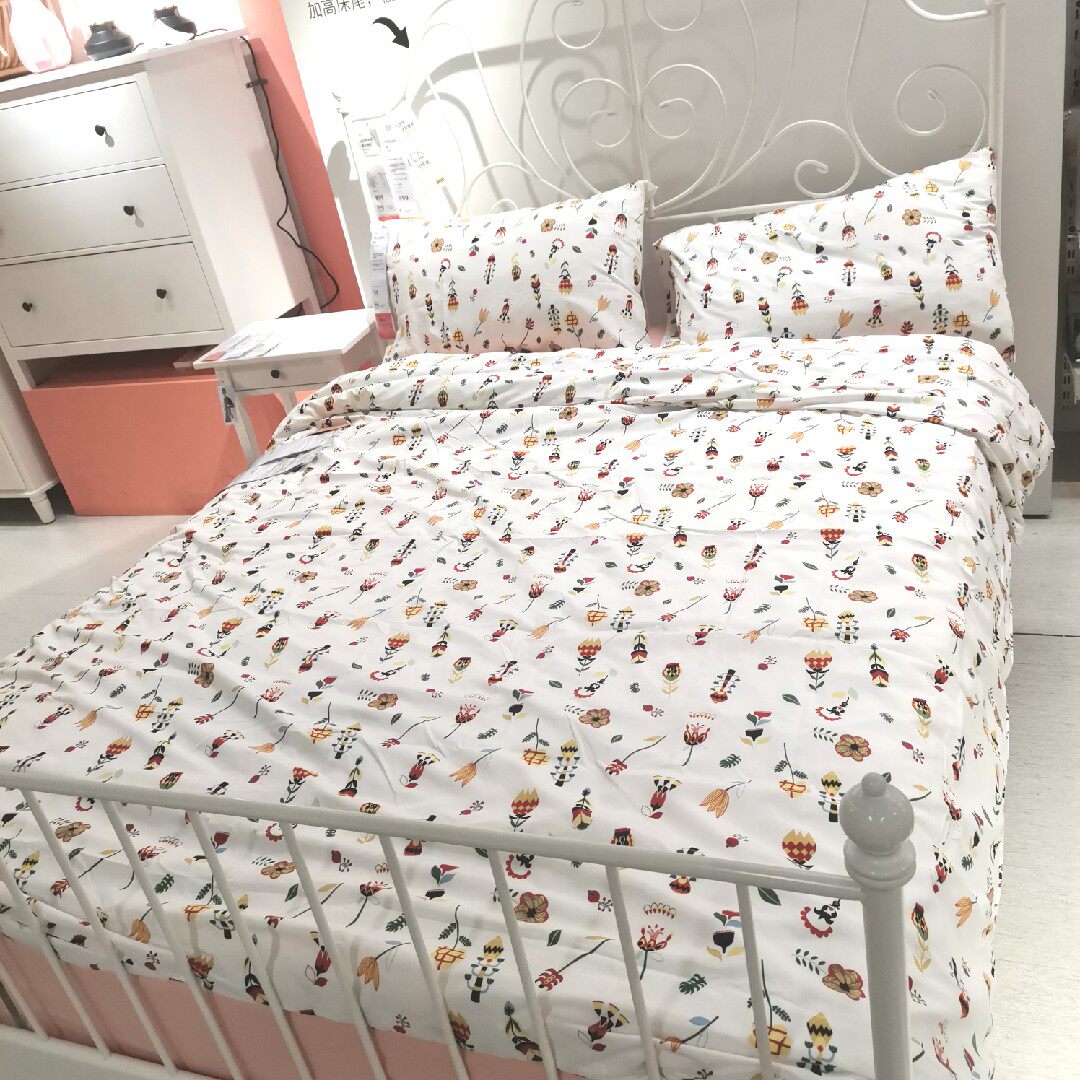 IKEA/宜家 罗夫拉被套双人可爱学生宿舍被罩ins北欧200*230cm特价