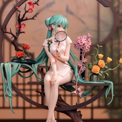 初音未来古风旗袍手办