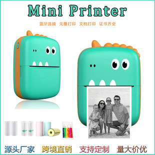 Dinosaur Photo Bluetooth Thermal Printer Connection Little