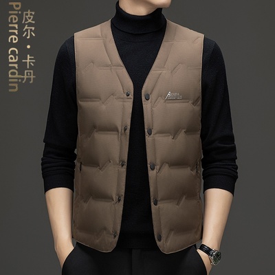 皮尔卡丹2025新款羽绒马甲