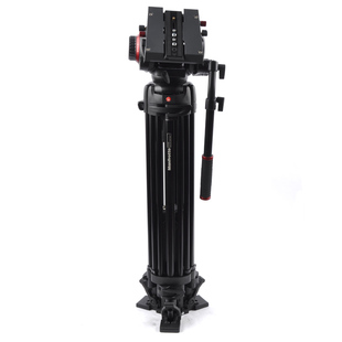 Manfrotto 连接摄像单反相机稳定拍摄铝合金三脚架液压云台套装 545GBK桥式 509HD 曼富图