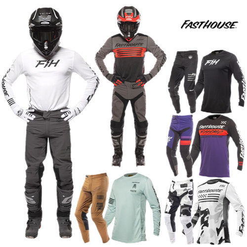 fasthouse 2025新款摩托速降服越野摩托车高端长袖骑行服透气速干