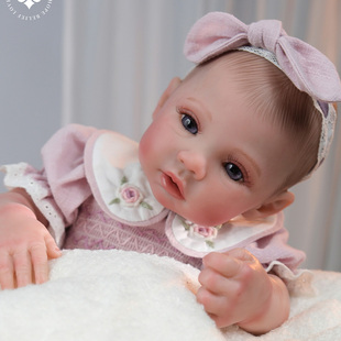 HBL正版重生娃娃 20英寸陪伴玩偶安抚玩具仿真婴儿宝宝生日礼物