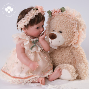 HK正版重生娃娃安抚玩具陪伴玩偶仿真塑胶模型女孩儿节日礼物