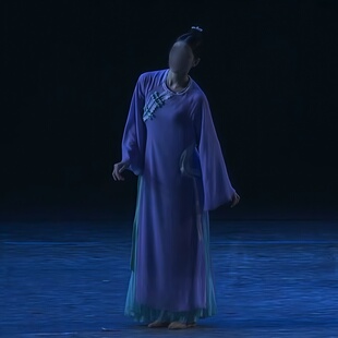 女子古典群舞《海浪带不走的凝望》同款舞蹈演出表演服专业定制3