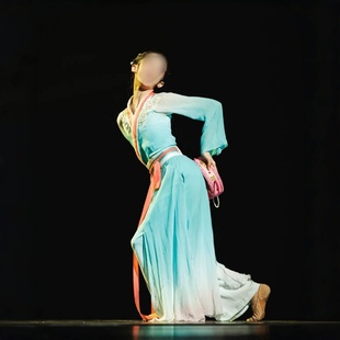 《月鼓俏花灯》儿童古典舞独舞同款舞蹈演出表演服装专业定制