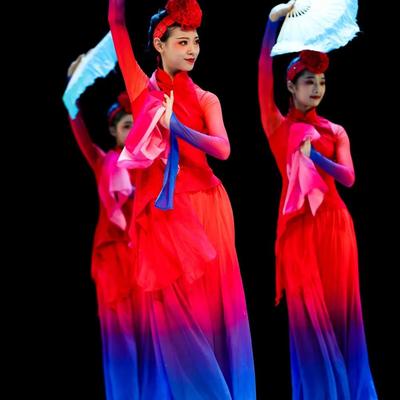 《中国花鼓灯》群舞舞蹈服