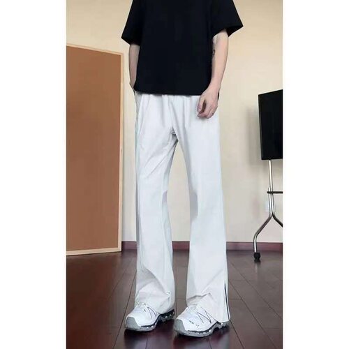 速干户外微喇运动裤子男