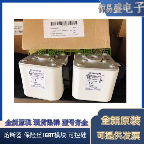 Bussmann熔断器170M8601 350A 1000V 全新原装 现货热销