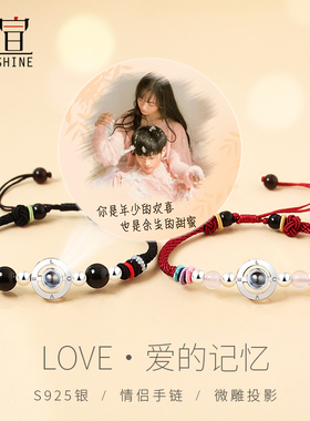 投影定制照片免费刻字代写贺卡