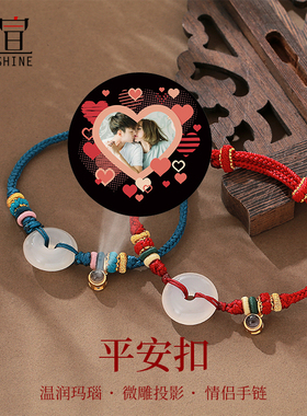 925纯银投影照片免费刻字