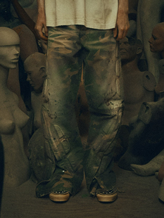 NAKAMOTO 做旧长裤 CAMO 25FW预定款 ENDURO SATOSHI