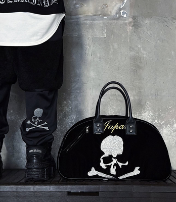 mastermind JAPAN TRAVELING BAG 25FW骷髅头刺绣旅行包